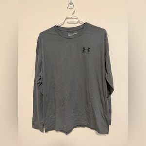 Under Armour Men's Long Sleeve Crew Tee - Charcoal Gray